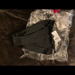 Black bikini bottoms- clear band